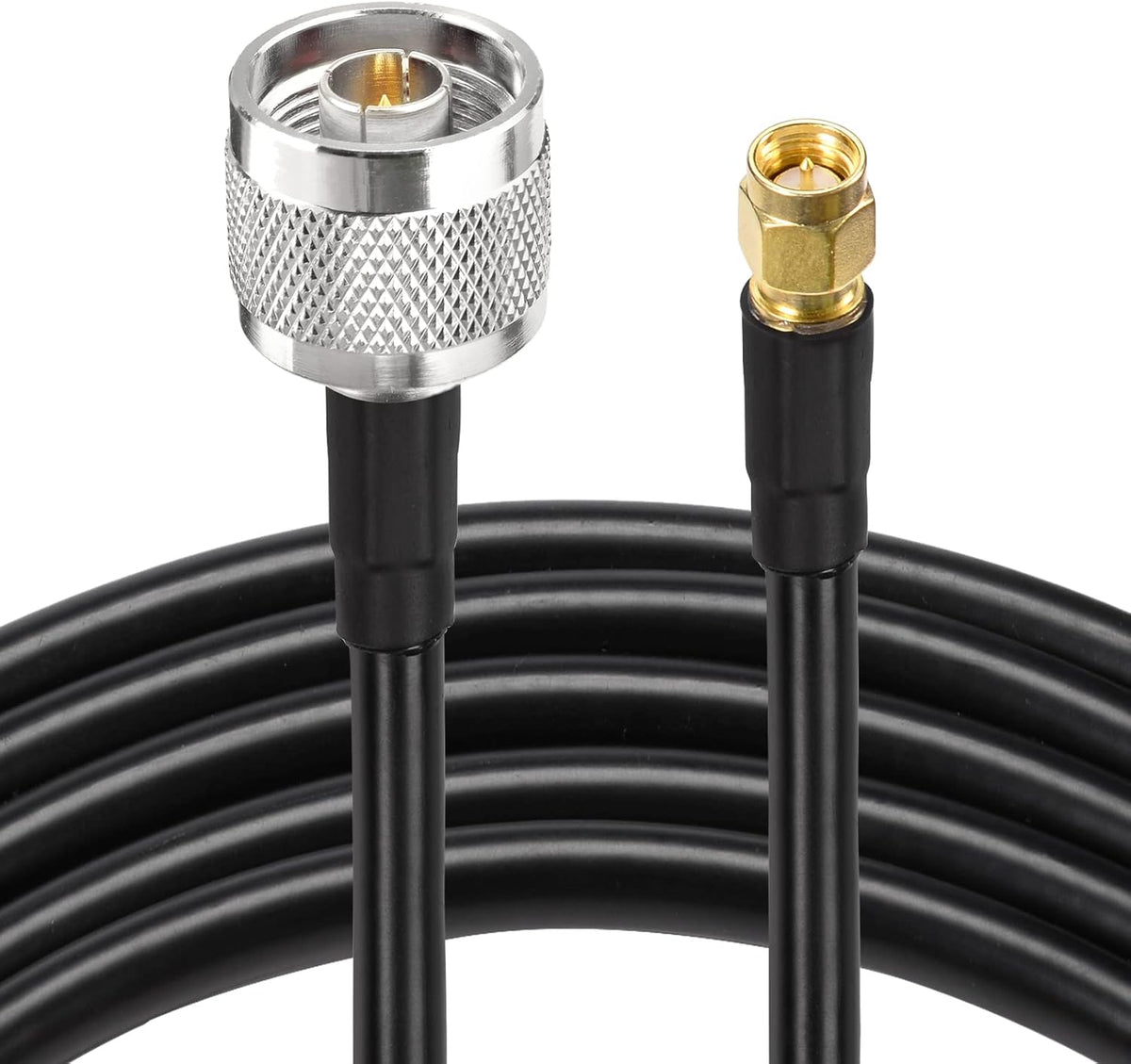 Low Loss N Male to SMA Male RG58 Cable 25ft Pack of 2 H337