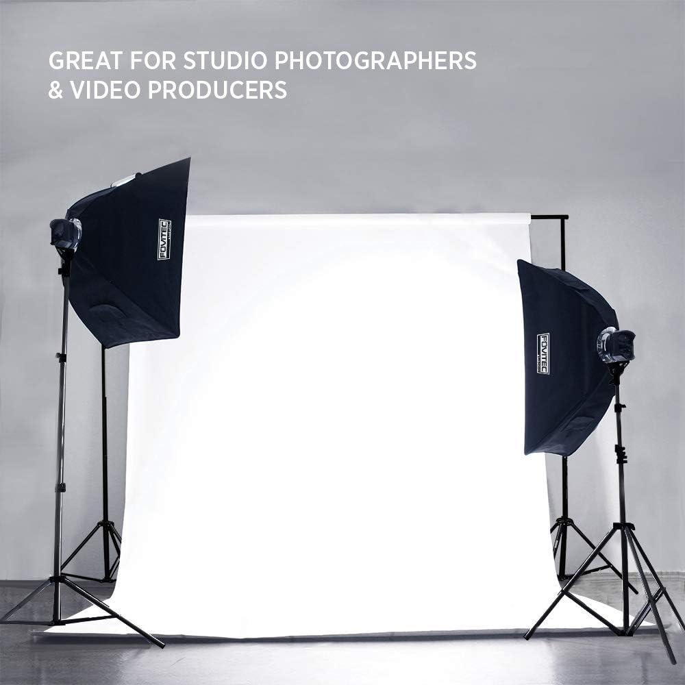 10'x12' Studio Lighting Kit with 3 Softbox Lights and Carrying Case V504381
