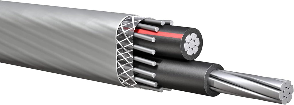6-6-6 Aluminum SEU Cable 600V Service Entrance Wire (300FT) F852971