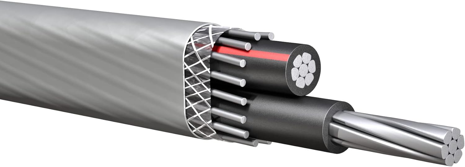 6-6-6 Aluminum SEU Cable 600V Service Entrance Wire (300FT) F852971