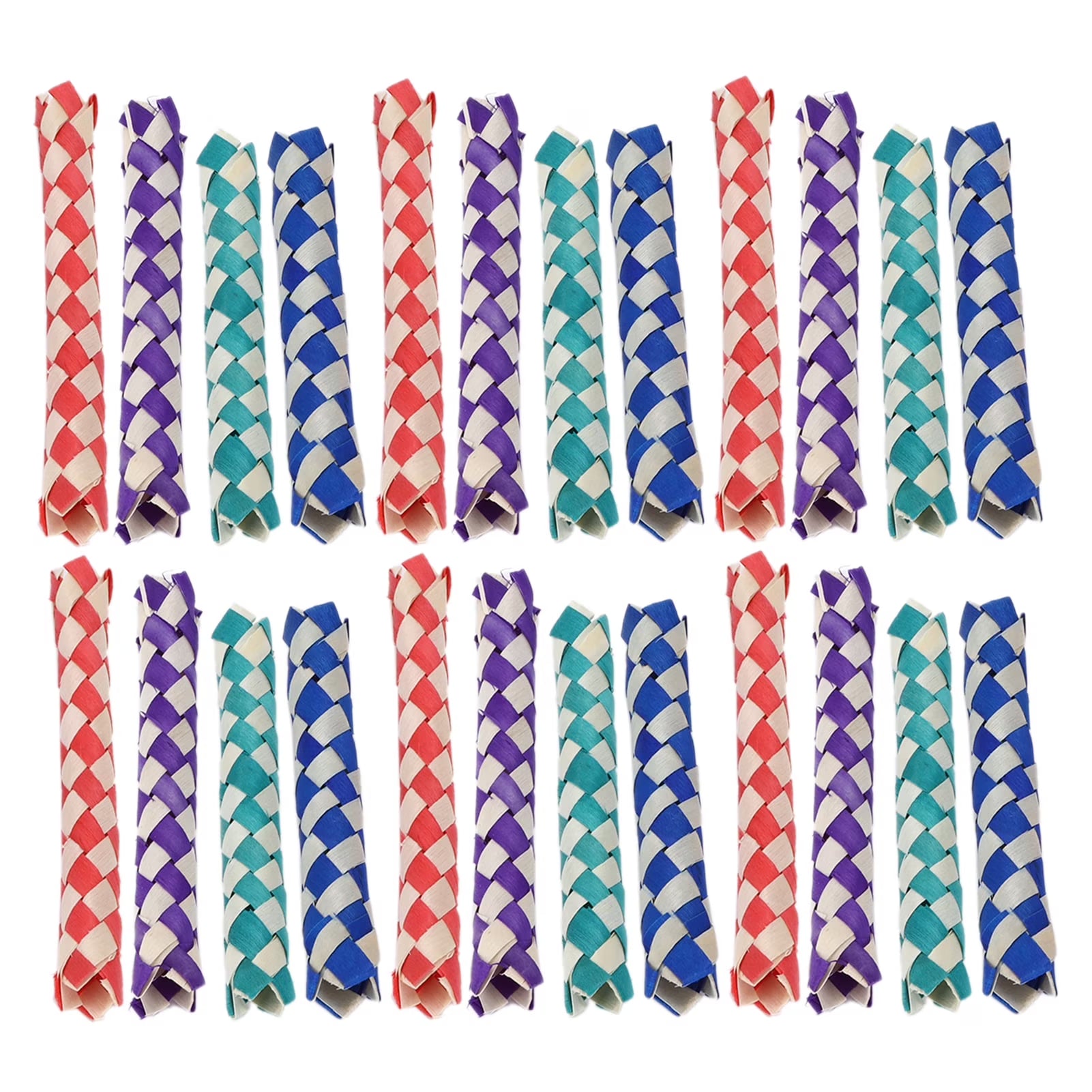 24pcs Chinese Bamboo Finger Traps Toy W547636