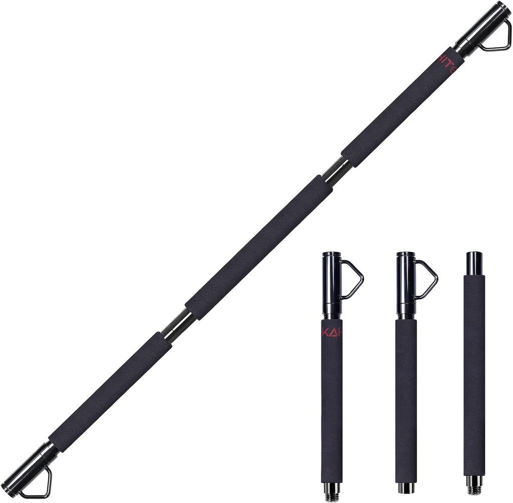Resistance Band Bar with Easy Grip Foam, 43'' Length, Max Load 500lbs, Pack of 2 W676