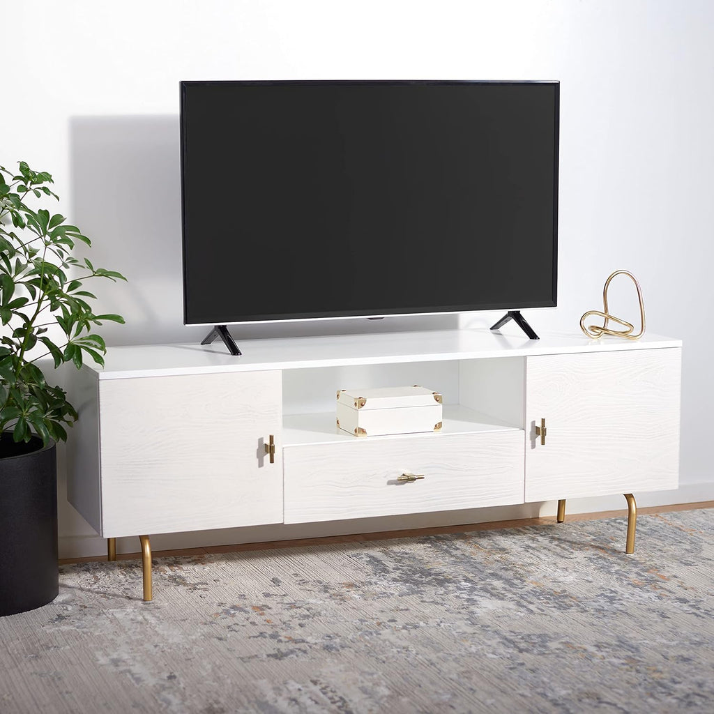 Black/Walnut Media Stand E1041