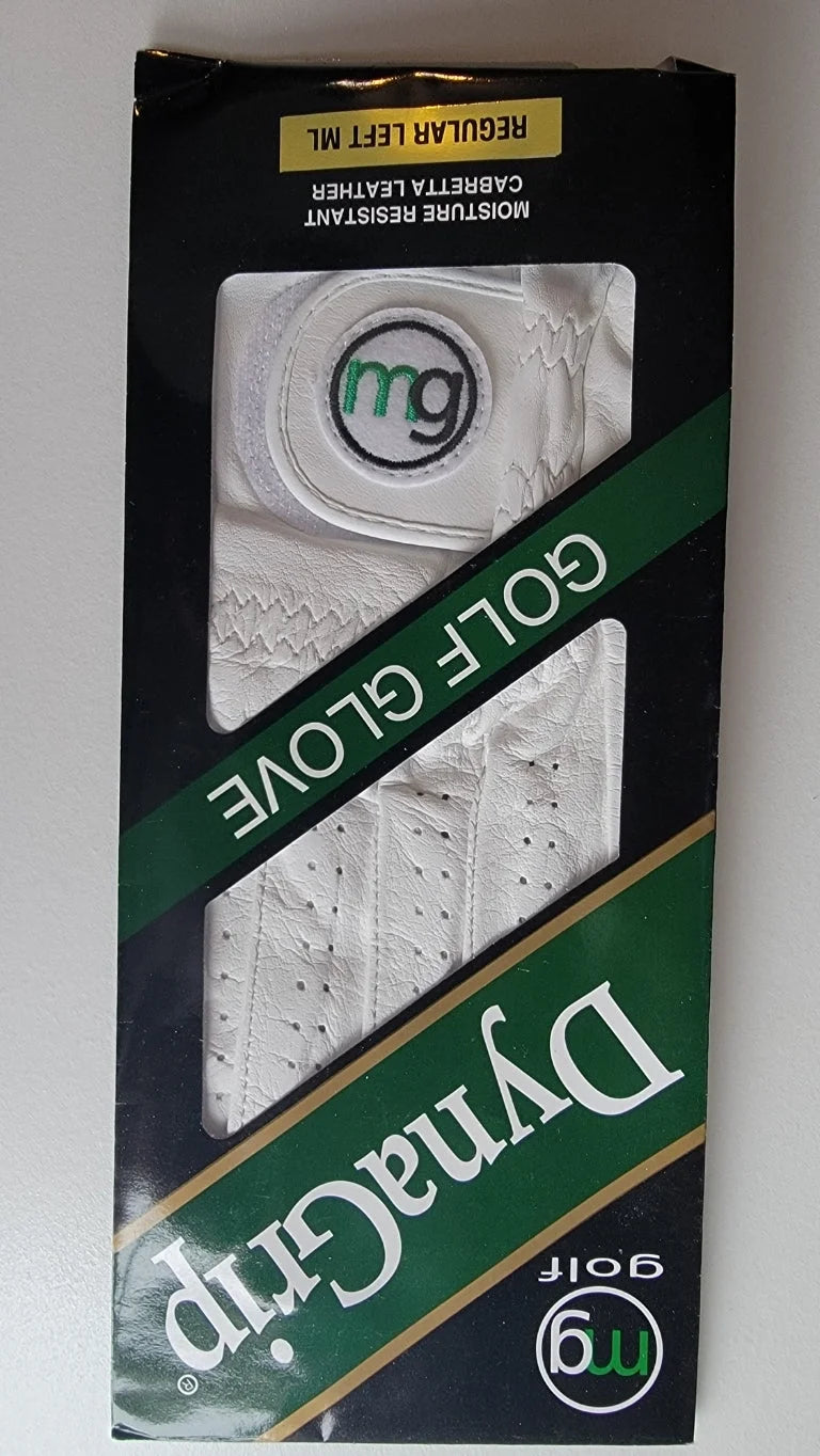 White Leather Golf Glove 2-Pack W927