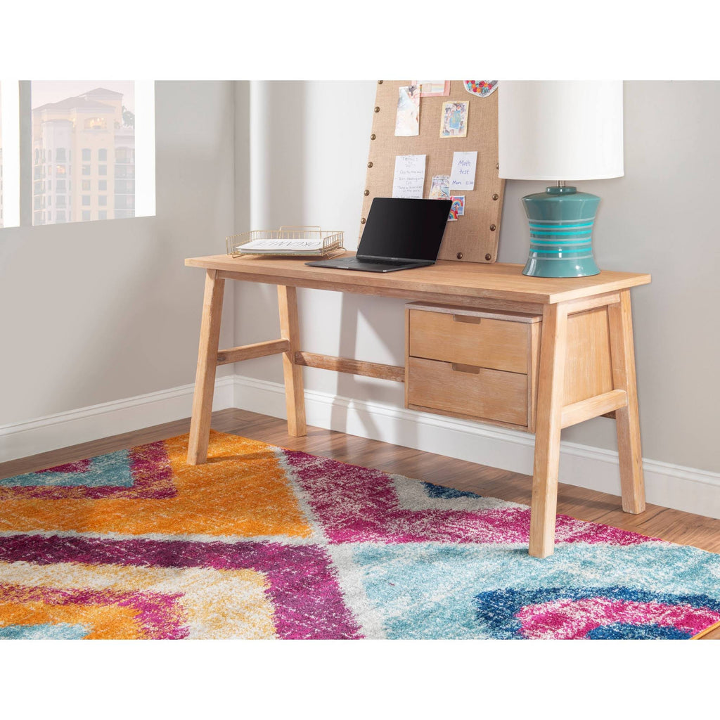 Natural Side Storage Desk G6253