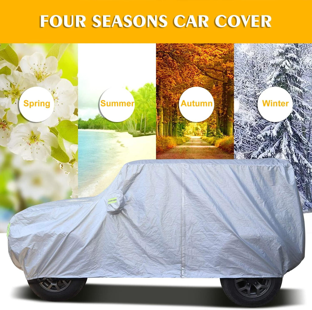 6 Layers Waterproof SUV Car Cover with Zipper X405