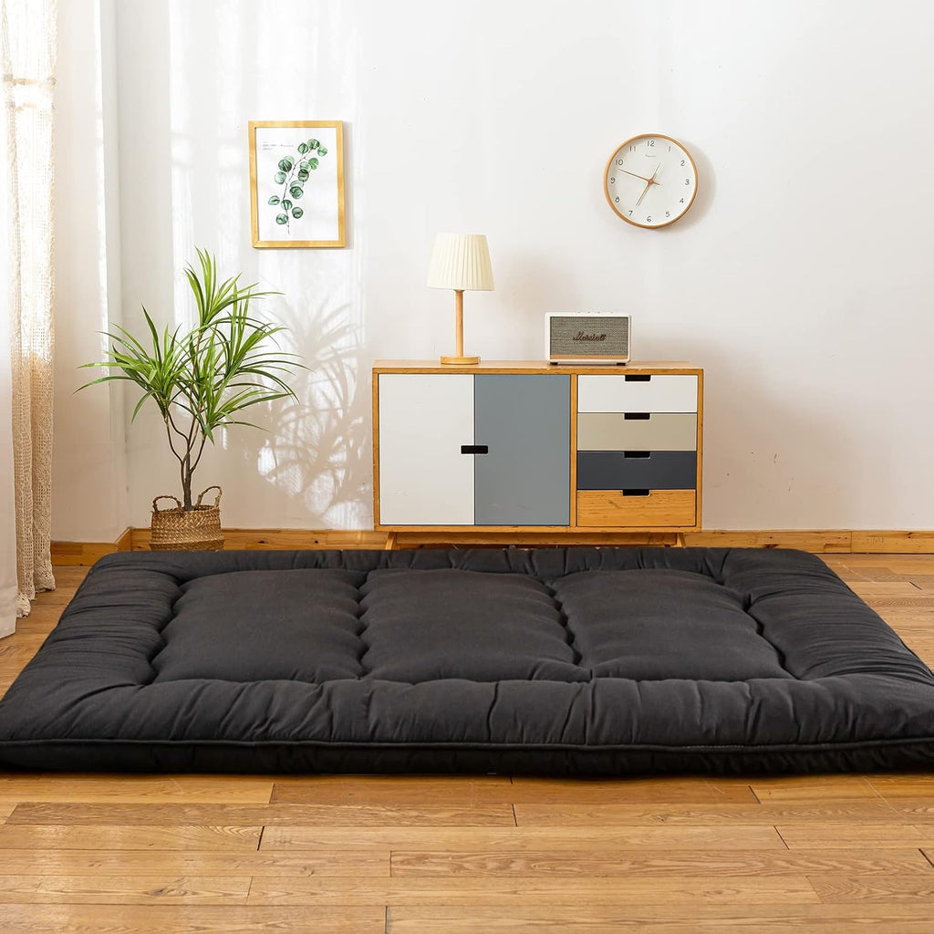 Black Twin Size Roll Up Futon Mattress K480716