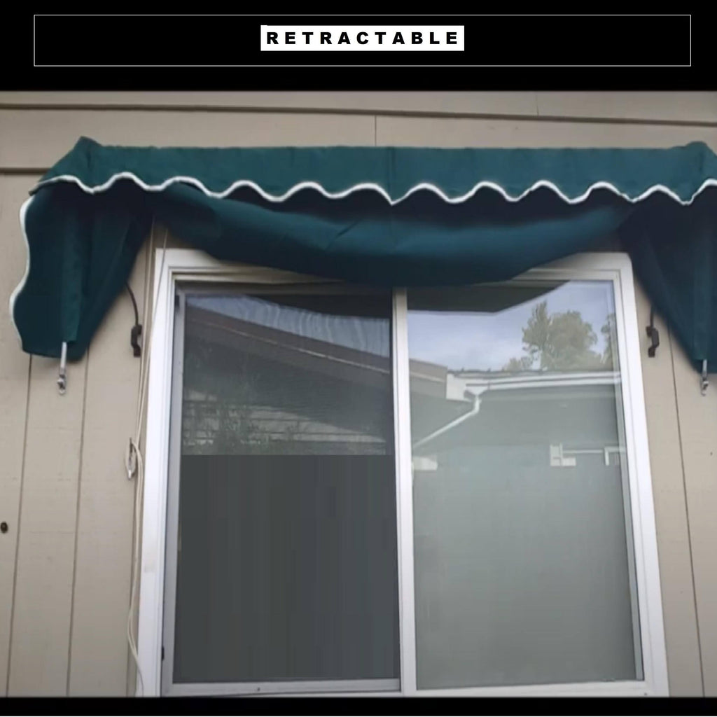 Blue 8 ft Window Door Awning Canopy G624