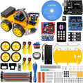 Smart Robot Car Kit with Ultrasonic Sensor, Bluetooth Module, R3 Board, Pack of 2 W7503