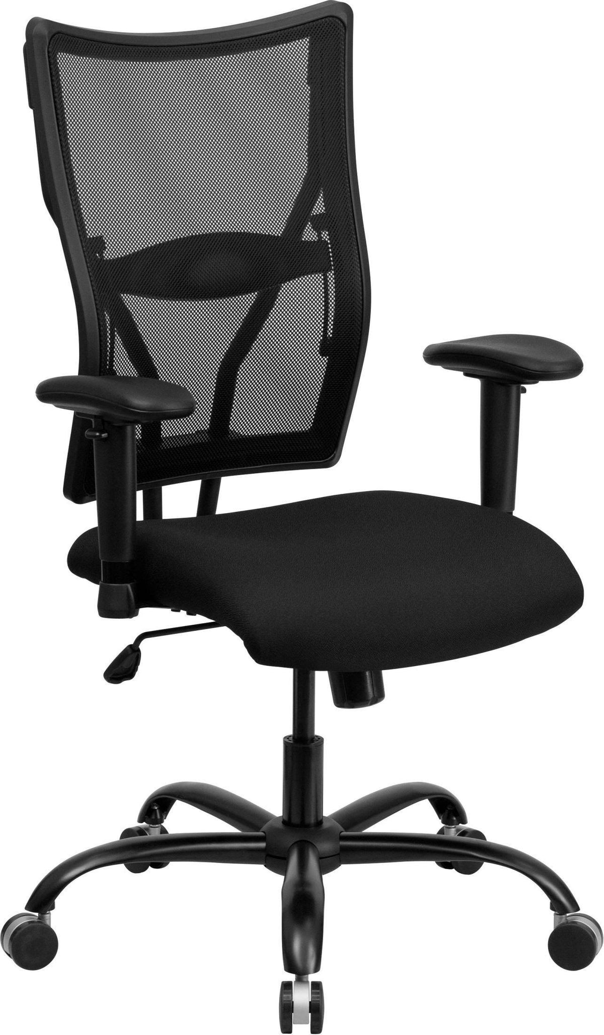 Black Mesh Big & Tall Office Chair with Arms R32908