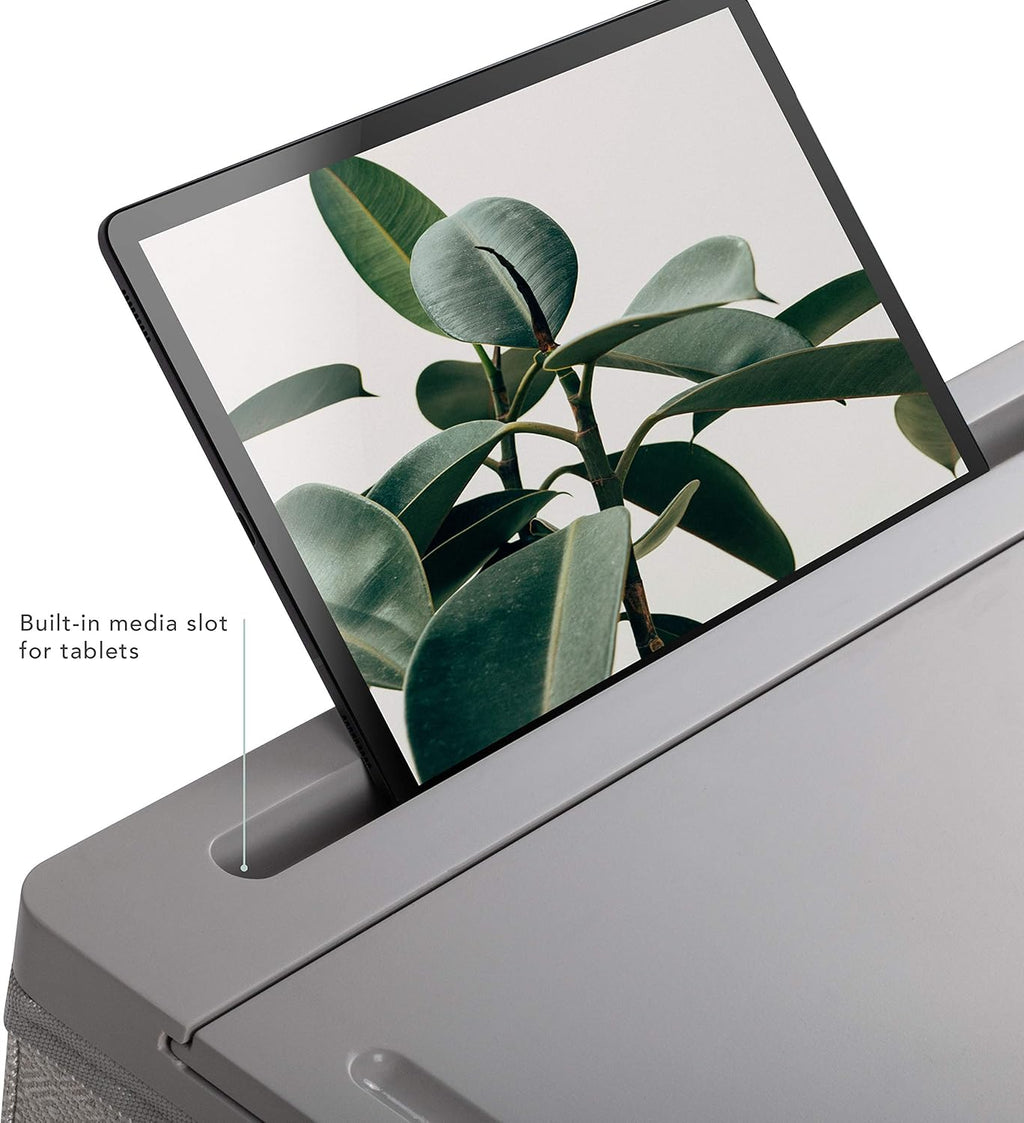 Calming Gray Storage Lap Desk with Sliding Lid H844557