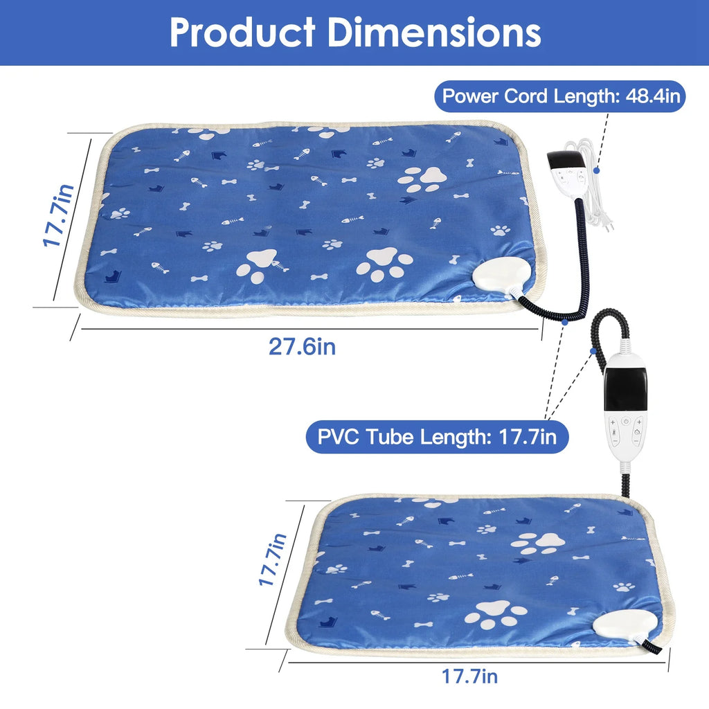 Heating Mat with Adjustable Temperature and Timer E833582