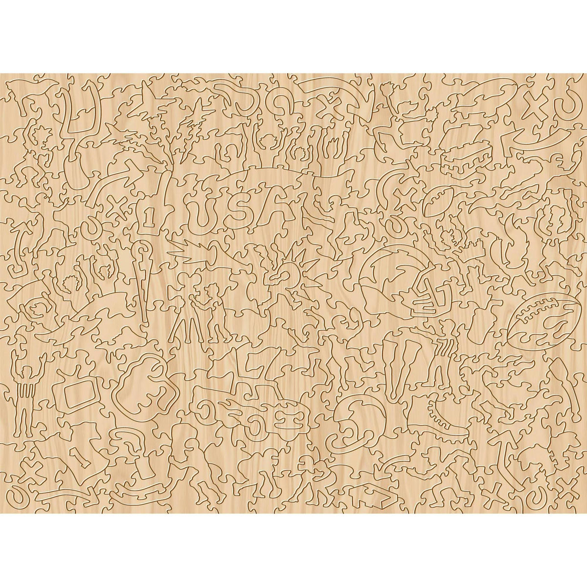 333pc Wooden Puzzle E960099