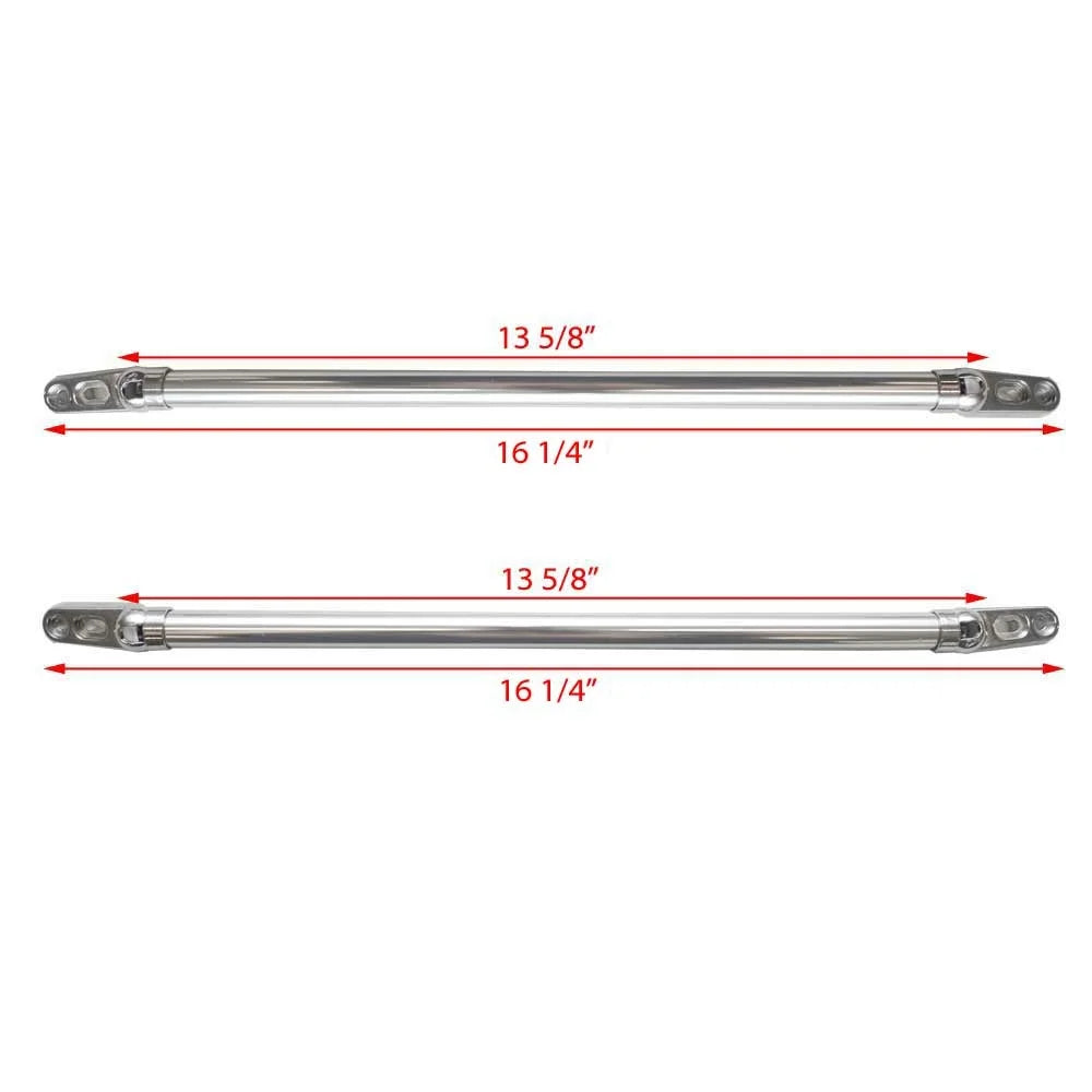 Boat Windshield Brackets 13 5/8 Inch (Pair) C887
