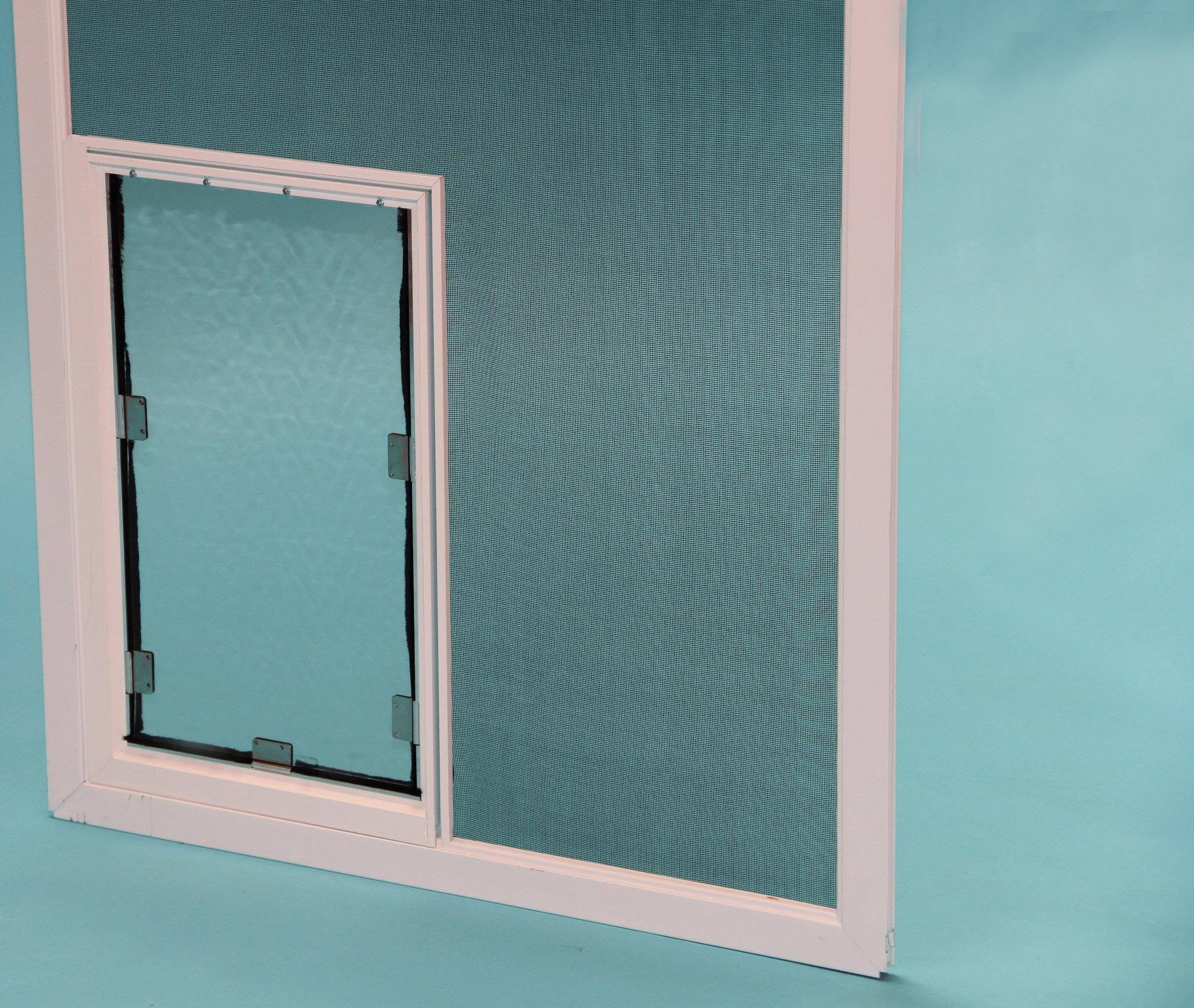 Screen Mounted Cat Dog Door H4043