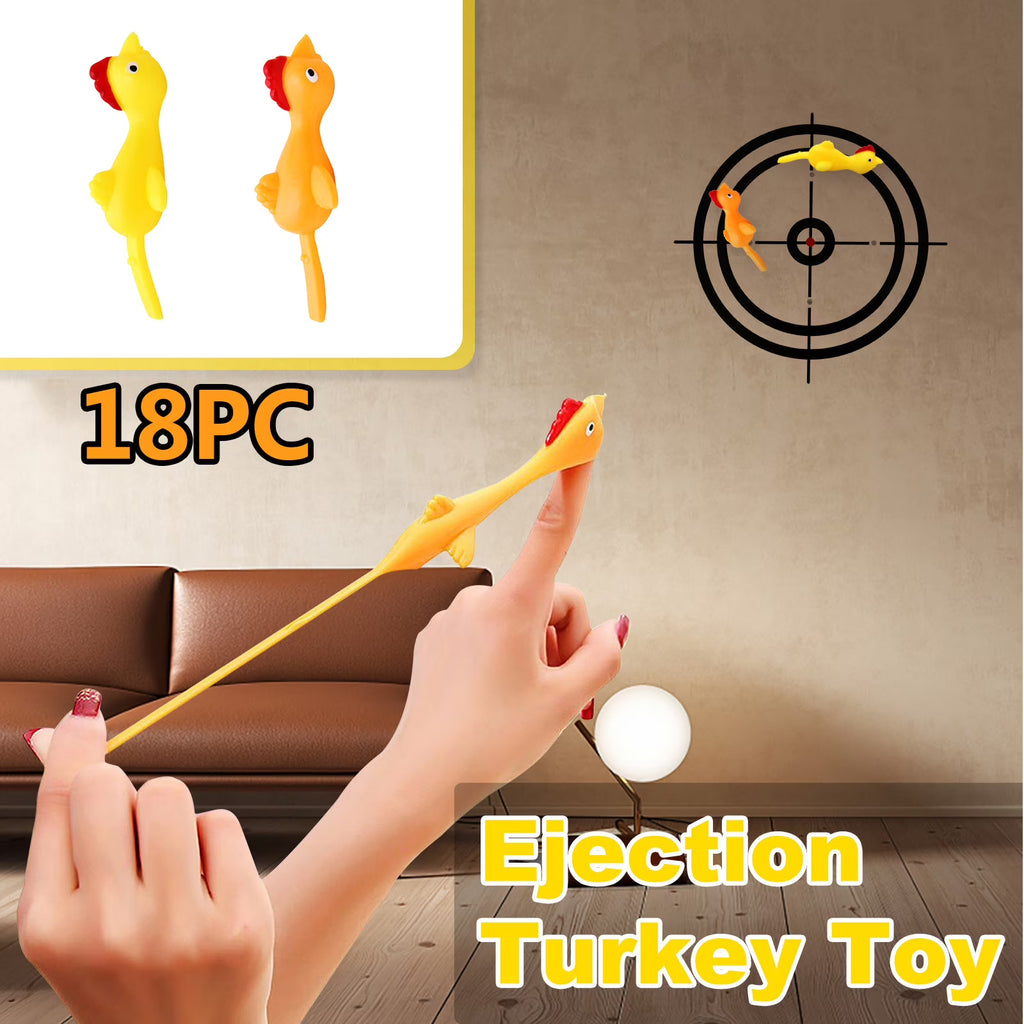 18 PCS Creative Ejection Chicken Toy X169931