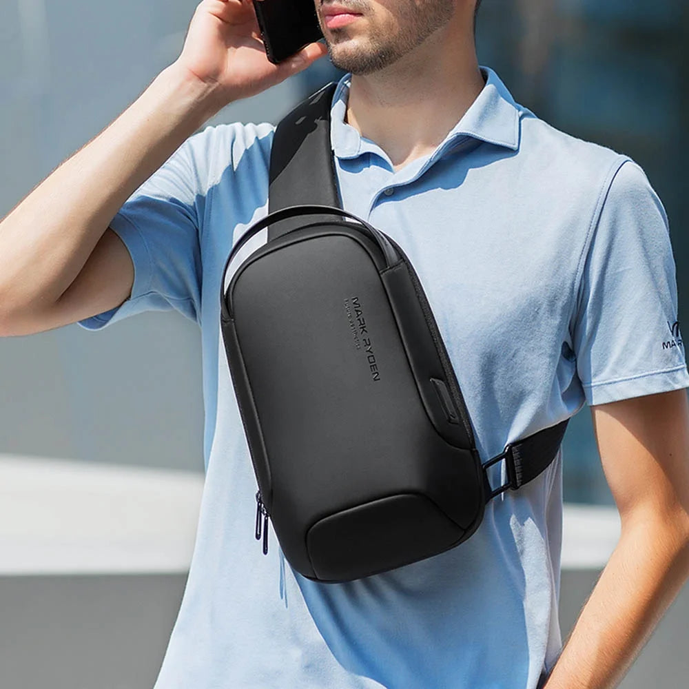 Chest Pack USB Waterproof Single Shoulder Pack P59270