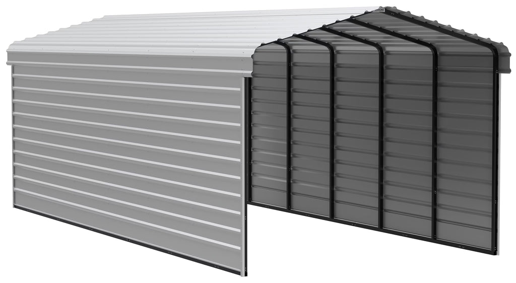 Galvanized Steel Carport Kit, 12' x 29' x 9' V385