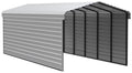 Galvanized Steel Carport Kit, 12' x 29' x 9' V385