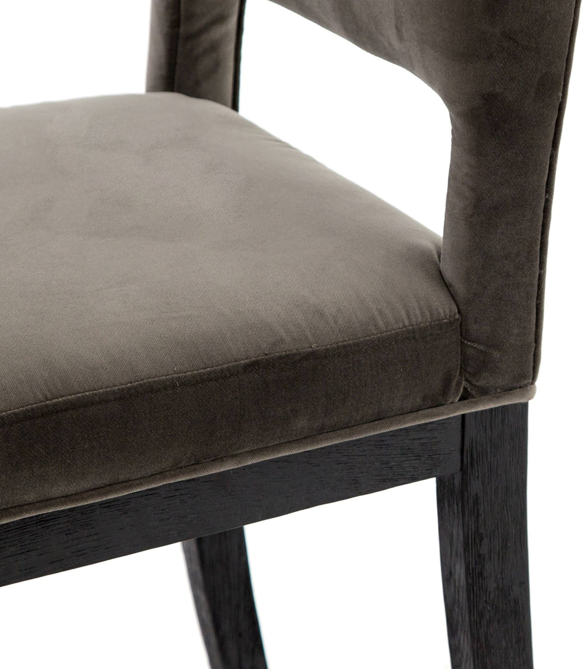 Washed Velvet Grey Dining Chair N516