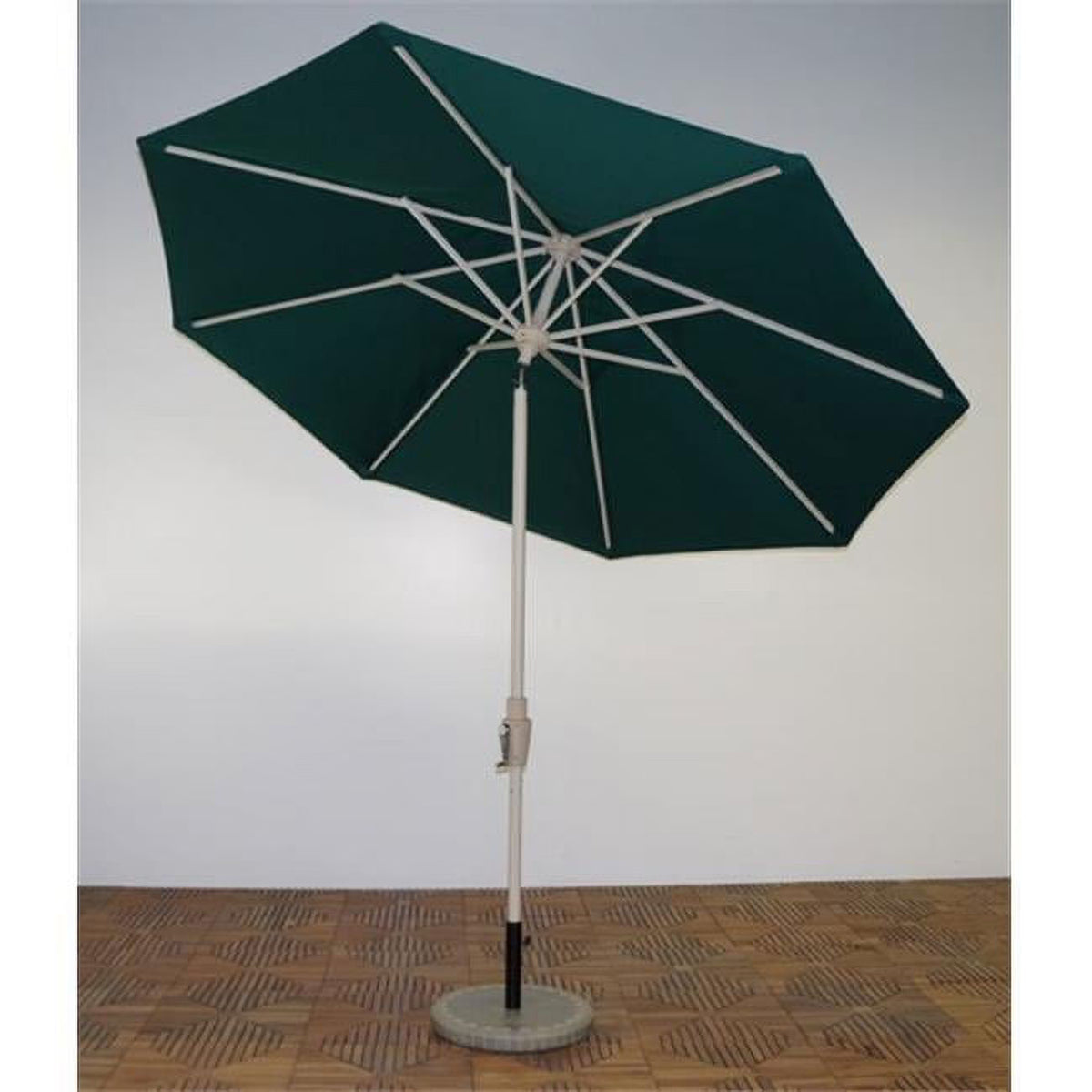 9 x 8 ft. Forest Green Market Umbrella E967
