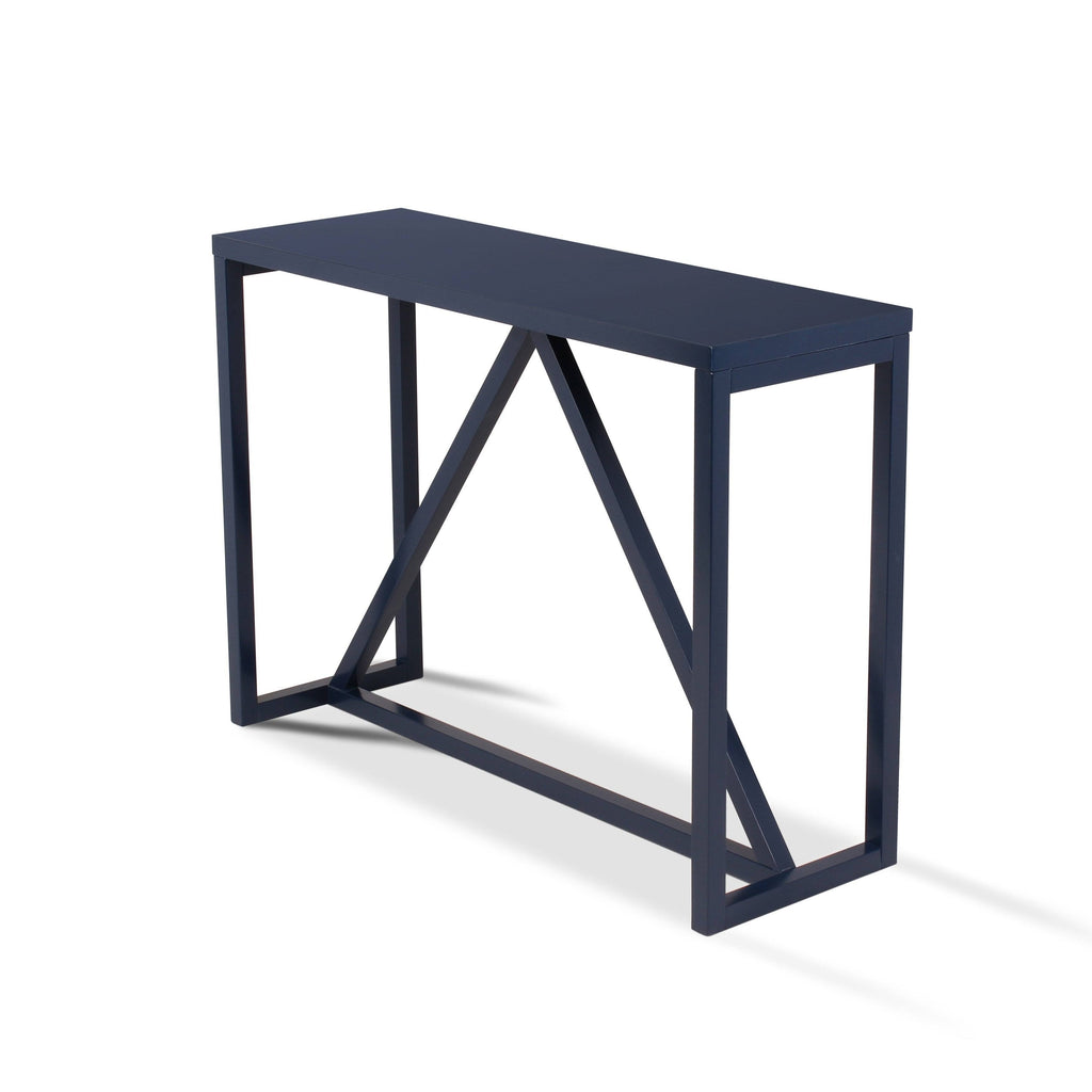 Blue Wood Console Table B957