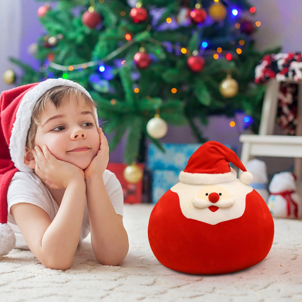 Santa Clause Plush Doll Soft Stuffed Toys W23442