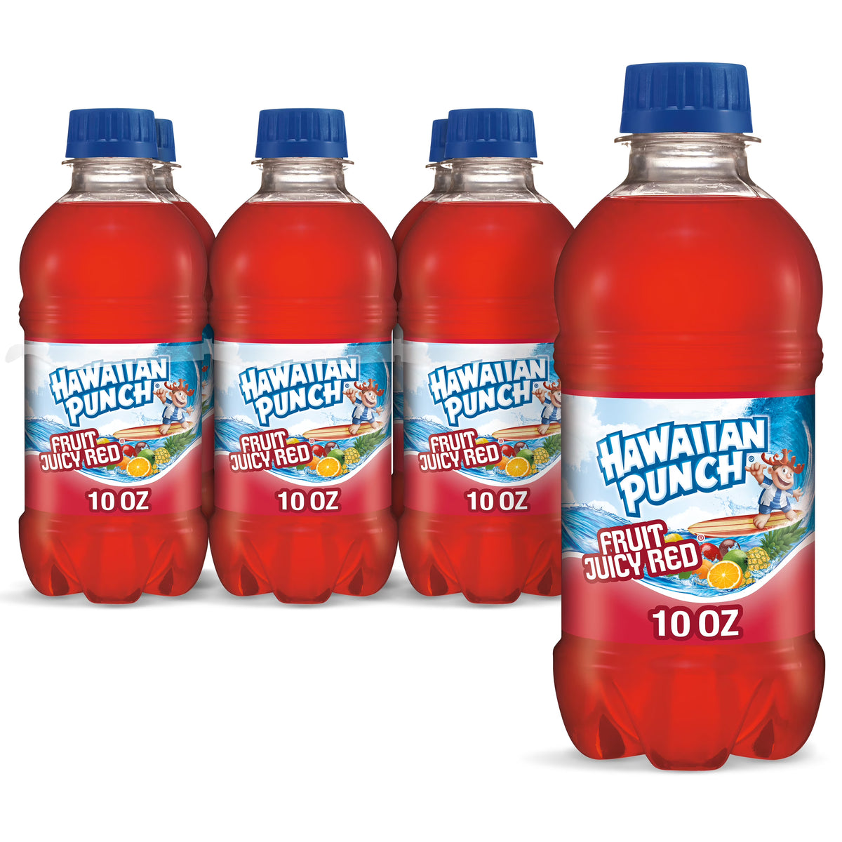 Fruit Juicy Red Juice, 10 fl oz, 6 Count Bottles G970056