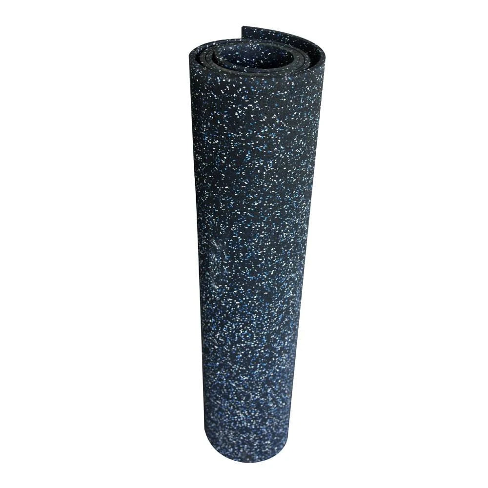Blue Steel Recycled Rubber Flooring Rolls 120 x 48 x 0.19 in. D447