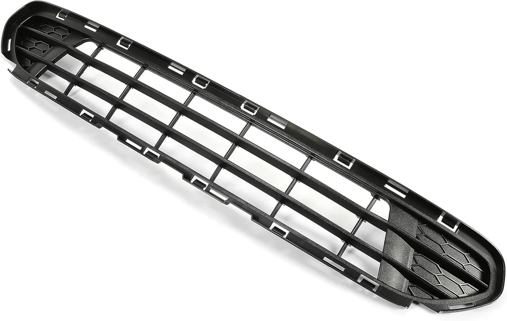 Black Front Bumper Cover Grille Molding Pack of 2 W84567