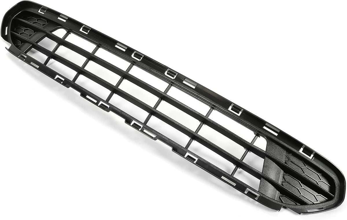 Black Front Bumper Cover Grille Molding Pack of 2 W84567