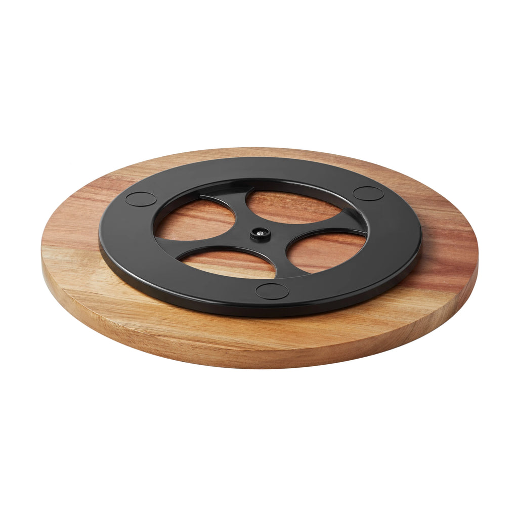 12-inch Ceramic & Wood Lazy Susan L60373
