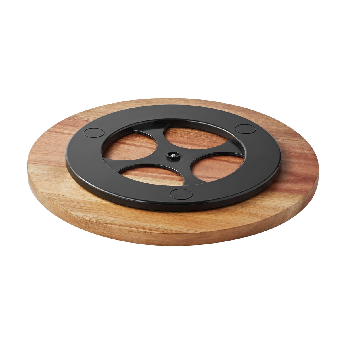 12-inch Ceramic & Wood Lazy Susan L60373