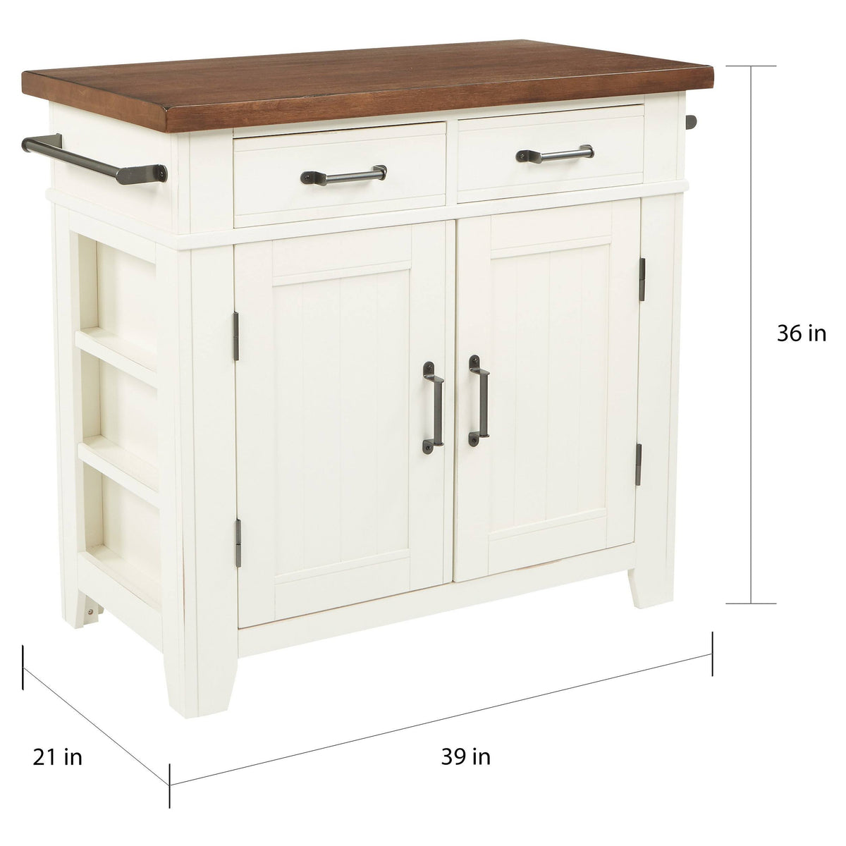 Farmhouse Kitchen Island Stationary V18450