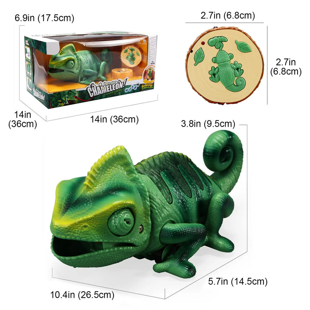 RC Robot Lizard Toys with LED Light Up H455507