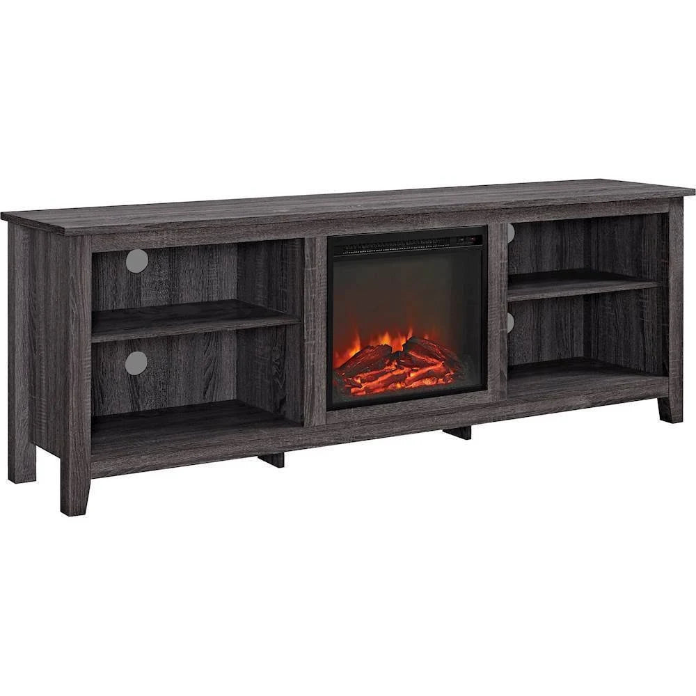 Charcoal Fireplace TV Console M812