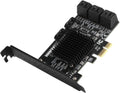 PCI-E to SATA3.0 Controller Expansion Card 8-Port, Pack of 2 W59035