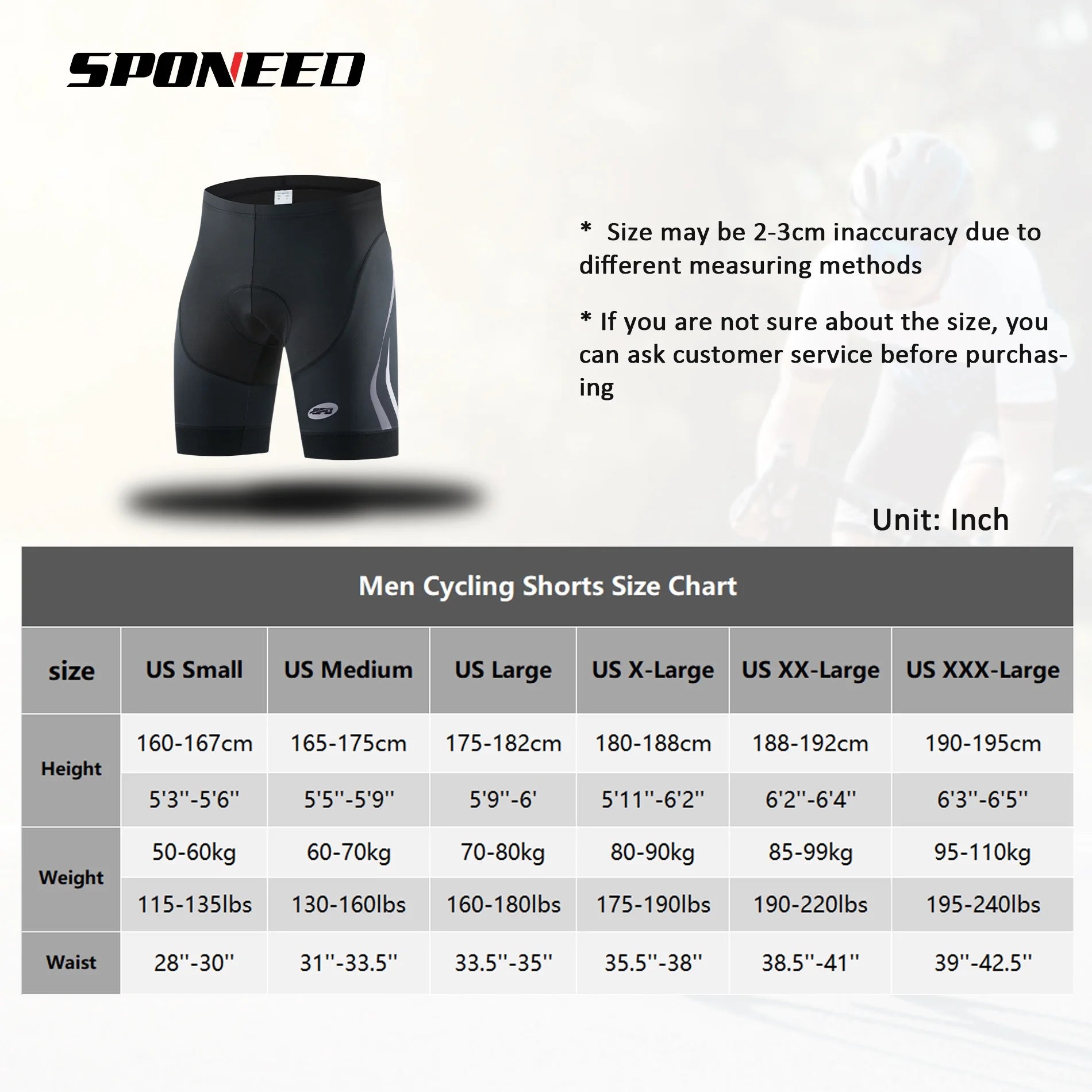 Gray Gel Padded Cycling Bike Shorts S58348