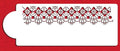 Victorian Crochet Tier 1 Cake Stencil L81458