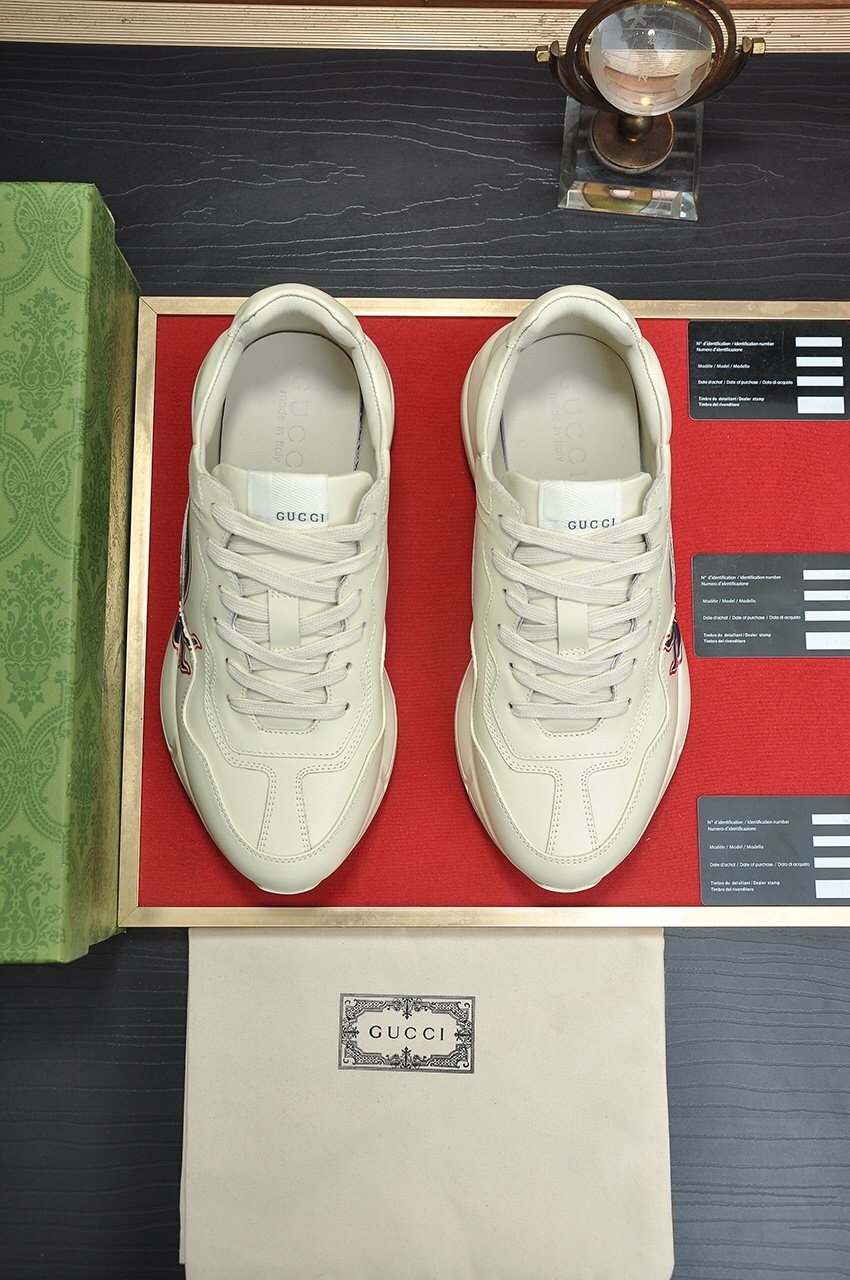 Gucci Off-White Emblem Sneakers
